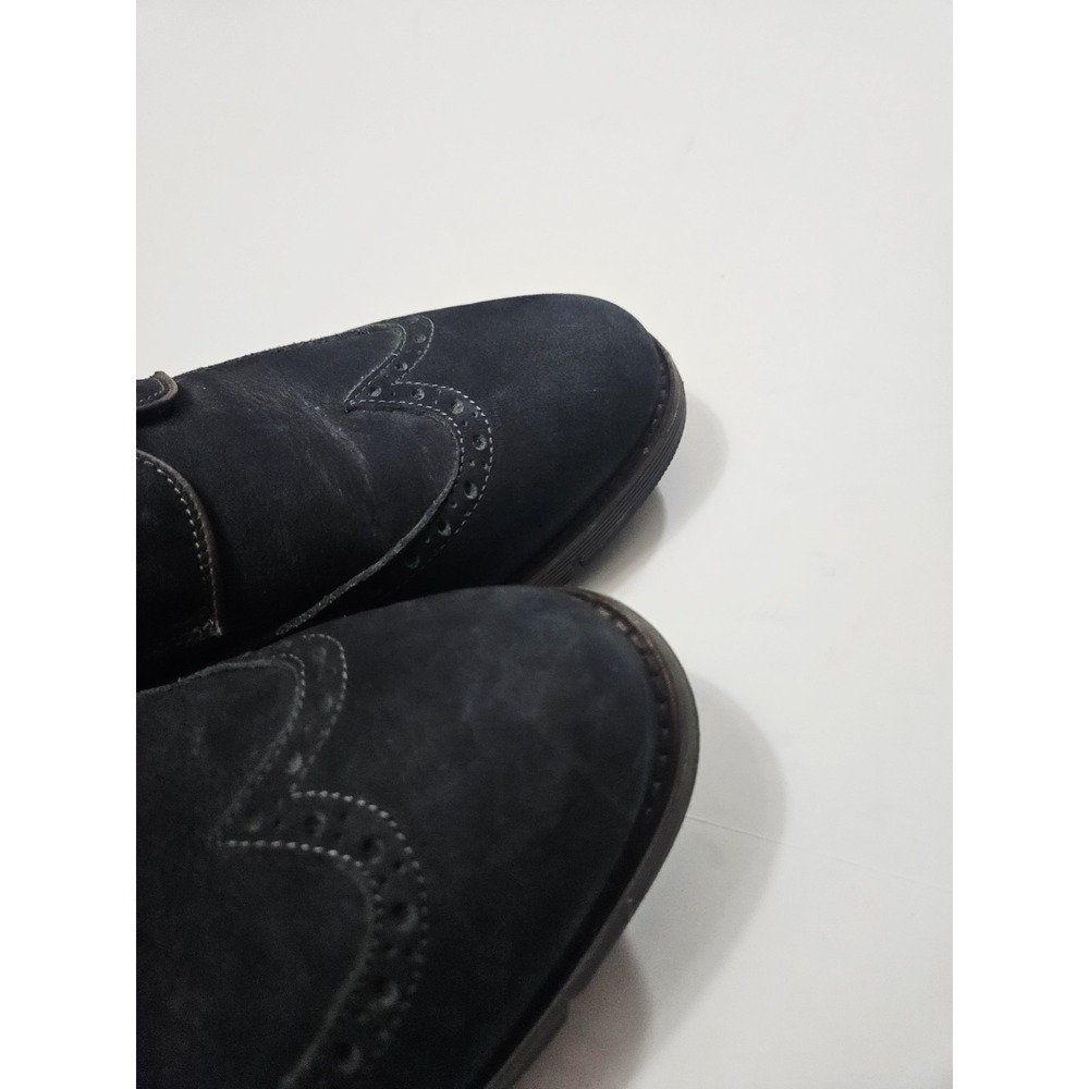 Johnston Murphy J&M 27-2237 Blue Oxford Sheep Skin Casual Shoes Men's Size 10.5M - Picture 9 of 10